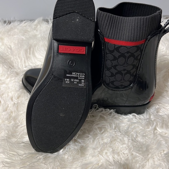 COACH RUBBER RAINBOOTIE - Picture 4 of 5